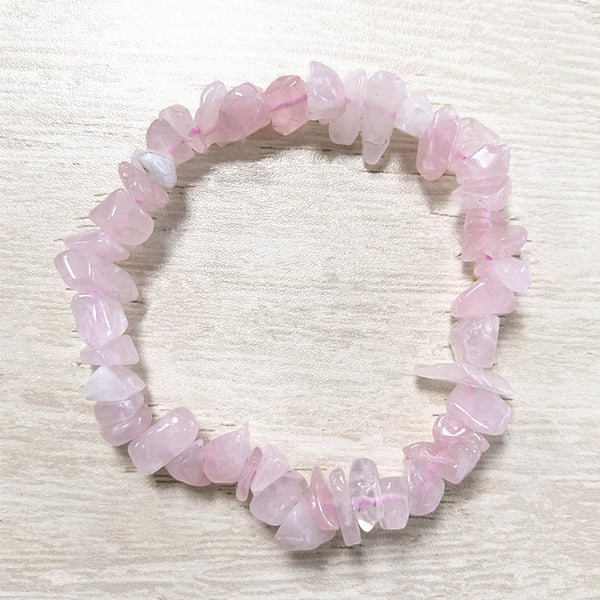 天然水晶碎石手链 Natural Crystal Chip Bracelet