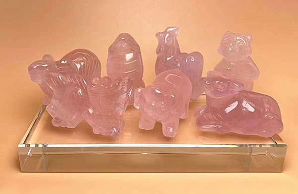 Zodiac with Our Rose Quartz&手工十二生肖粉色水晶&精準提升魅力