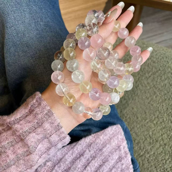賣家推薦款！很溫柔！！🍦 天然冰淇淋水晶手串 🍦🍦 Natural Ice Cream Crystal Bracelet 🍦