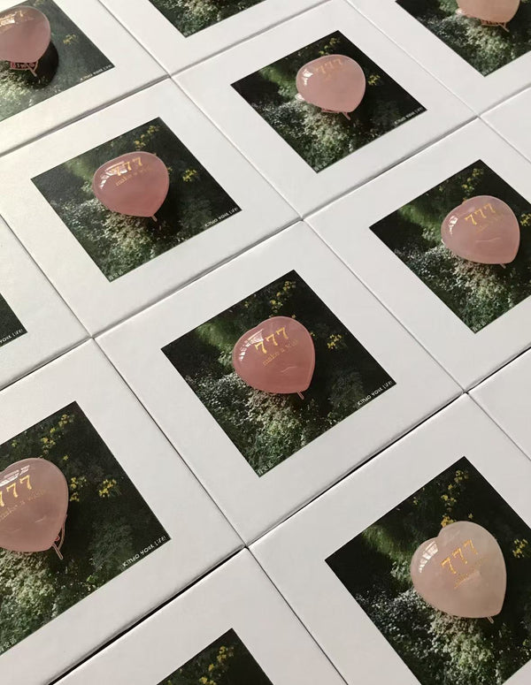 掌心石&Palm Stone&Worry Stone&natural rose quartz30mm