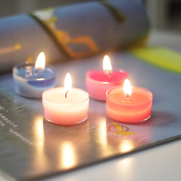 Our Handmade 8-Hour Glass Cup Round Aromatherapy Candles