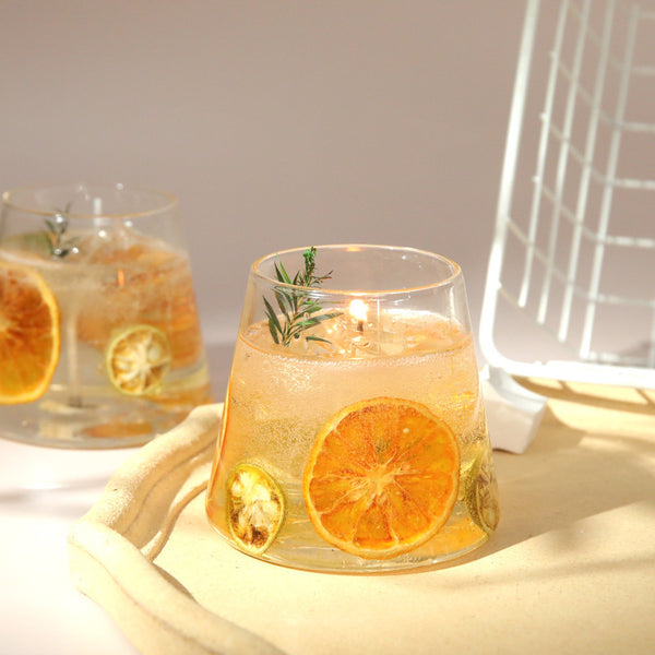 Handmade Sweet Orange Gel Candle