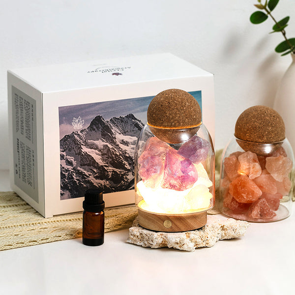 水晶石扩香石香薰礼盒套装Crystal Stone Reed Diffuser Gift Set